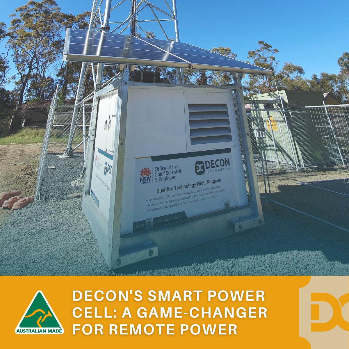 Decon's Smart Power Cell: A Game-Changer for Remote Power