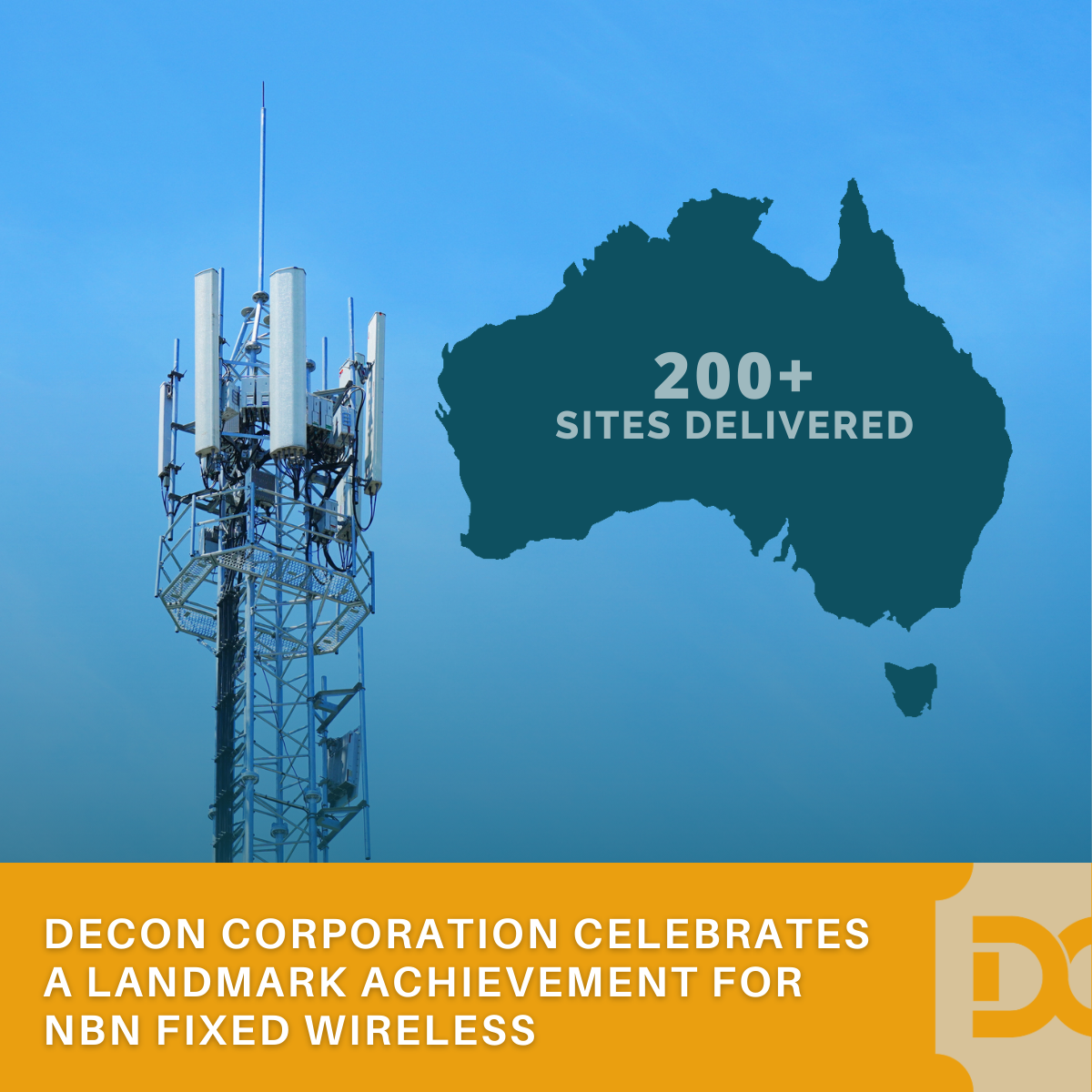 We Did It! Decon Corporation Celebrates a Landmark Achievement for NBN Fixed Wireless 🎉